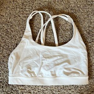 Lululemon Energy Bra in White Size 6